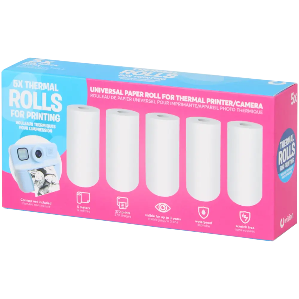 Vision Thermal Rolls for Printing White (3219651) Vision Thermal Rolls for Printing White (3219651)
