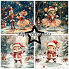 Paper Favourites Christmas Mouse 6x6 Inch Paper Pack (PF590) Paper Favourites Christmas Mouse 6x6 Inch Paper Pack (PF590)
