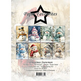 Paper Favourites Christmas Snowman A6 Paper Pad (PFA632)