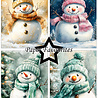 Paper Favourites Christmas Snowman A6 Paper Pad (PFA632) Paper Favourites Christmas Snowman A6 Paper Pad (PFA632)