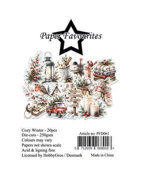 Paper Favourites Die-Cuts Cosy Winter (PFD061) Paper Favourites Die-Cuts Cosy Winter (PFD061)