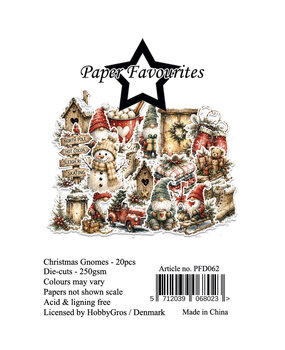 Paper Favourites Die-Cuts Christmas Gnomes (PFD062) Paper Favourites Die-Cuts Christmas Gnomes (PFD062)