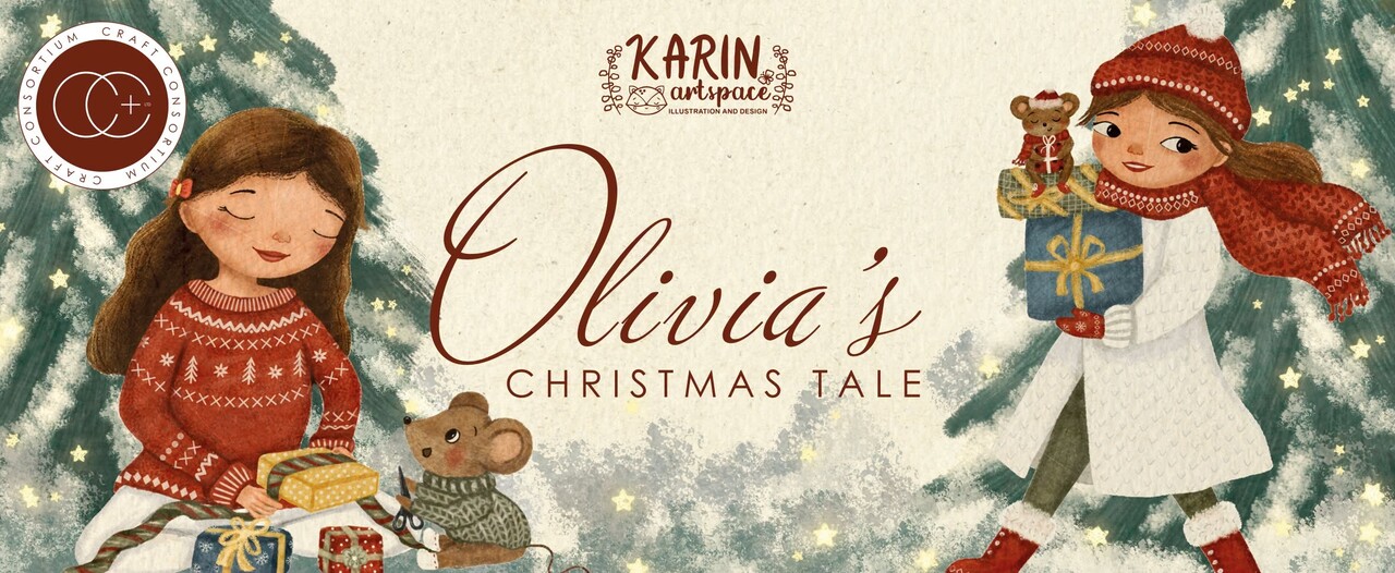 Craft Consortium Olivia's Christmas Tale A6 Clear Stamps Baking (CCSTMP104) Craft Consortium Olivia's Christmas Tale A6 Clear Stamps Baking (CCSTMP104)