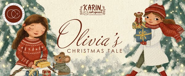Craft Consortium Olivia's Christmas Tale A6 Clear Stamps Baking (CCSTMP104) Craft Consortium Olivia's Christmas Tale A6 Clear Stamps Baking (CCSTMP104)