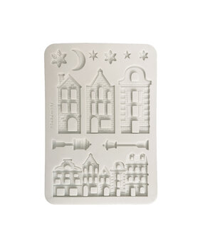 Stamperia A5 Silicon Mould Christmas Village (KACMA616)