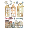 Stamperia A5 Silicon Mould Christmas Village (KACMA616)