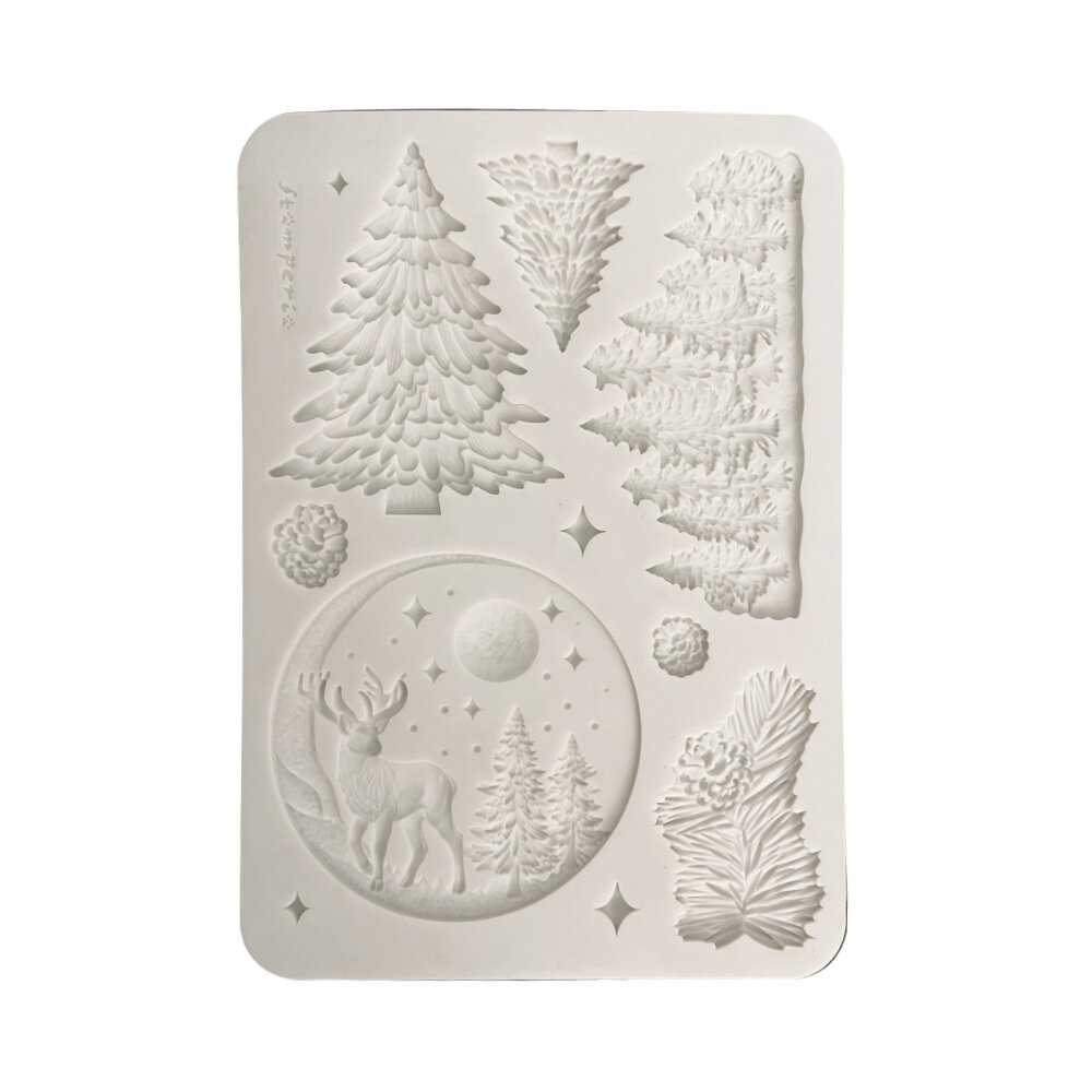 Stamperia A5 Silicon Mould Winter Landscape (KACMA617)