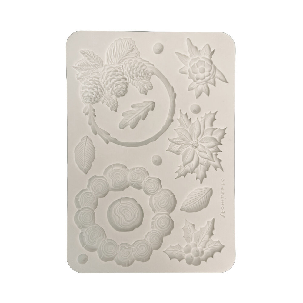 Stamperia A5 Silicon Mould Christmas Garlands (KACMA618)