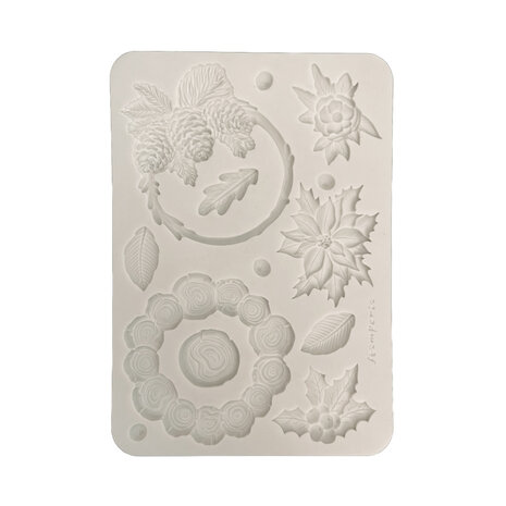 Stamperia A5 Silicon Mould Christmas Garlands (KACMA618)