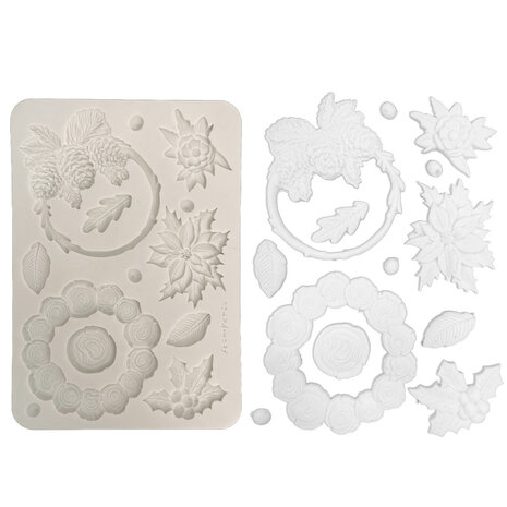 Stamperia A5 Silicon Mould Christmas Garlands (KACMA618)