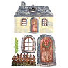 Stamperia A5 Silicon Mould Christmas Cottage (KACMA619)