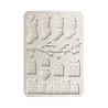 Stamperia A5 Silicon Mould Christmas Socks and Presents (KACMA620)