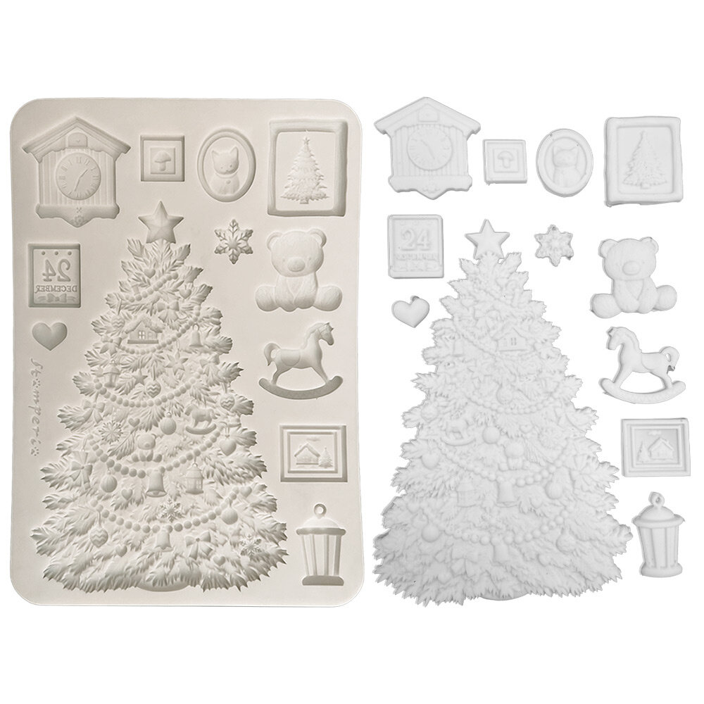Stamperia A5 Silicon Mould Christmas Tree (KACMA621)
