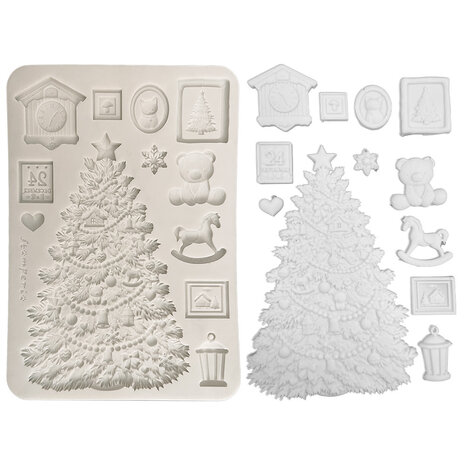 Stamperia A5 Silicon Mould Christmas Tree (KACMA621)