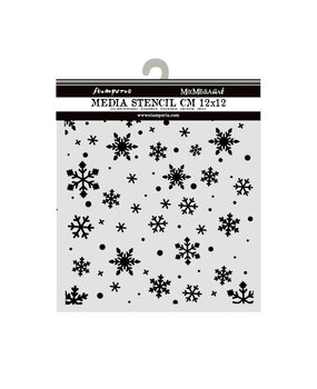 Stamperia Thick Stencils 12x12cm Christmas Snowflakes Pattern (KSTDS73) Stamperia Thick Stencils 12x12cm Christmas Snowflakes Pattern (KSTDS73)