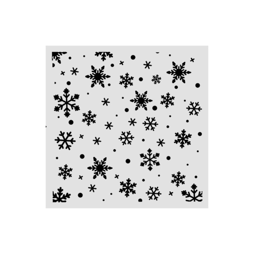 Stamperia Thick Stencils 12x12cm Christmas Snowflakes Pattern (KSTDS73) Stamperia Thick Stencils 12x12cm Christmas Snowflakes Pattern (KSTDS73)