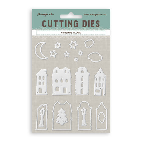 Stamperia Cutting Dies A6 Christmas Village (SFT25)