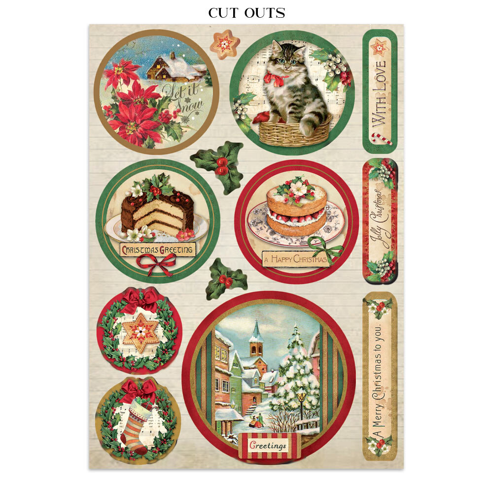 Stamperia Classic Christmas Junk Journal (SBJK23) Stamperia Classic Christmas Junk Journal (SBJK23)