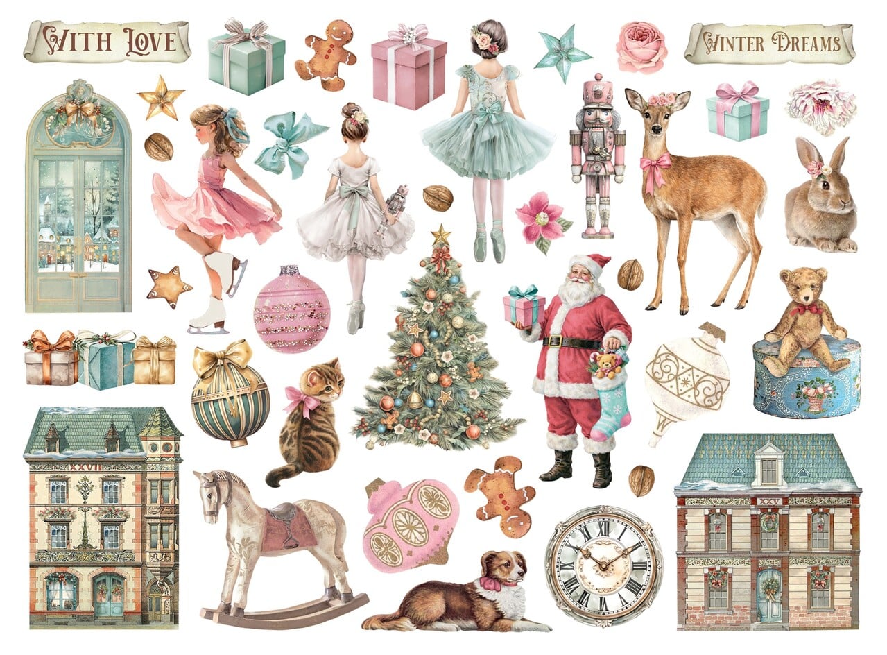 Stamperia Winter Magic Die Cuts (DFLDC138) Stamperia Winter Magic Die Cuts (DFLDC138)