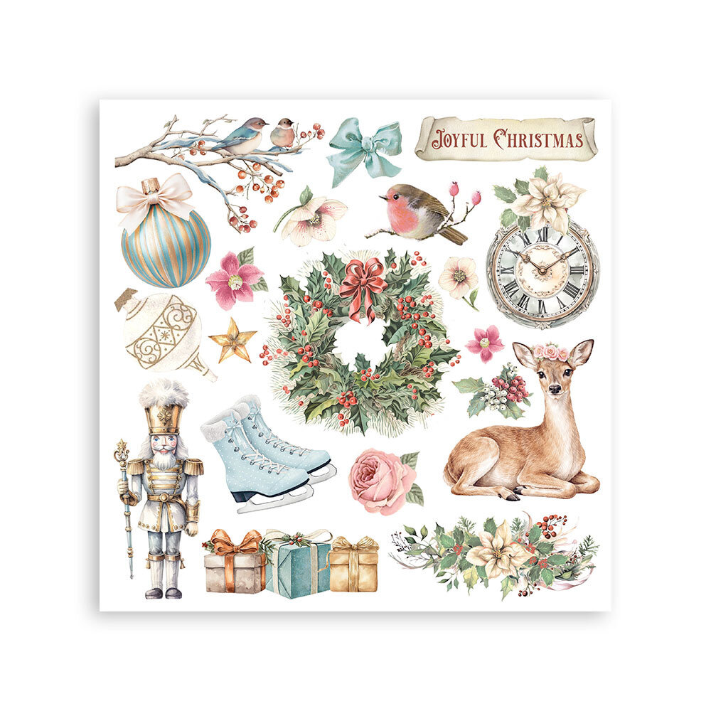 Stamperia Winter Magic 6x6 Inch Rub-On Assortment (DFLRBX18)
