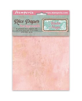 Stamperia Winter Magic A6 Rice Paper Backgrounds Selection (DFSAK6056) Stamperia Winter Magic A6 Rice Paper Backgrounds Selection (DFSAK6056)