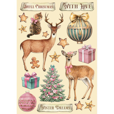 Stamperia Winter Magic Shapes A5 (KLSP203) Stamperia Winter Magic Shapes A5 (KLSP203)