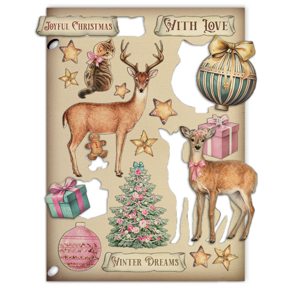 Stamperia Winter Magic Shapes A5 (KLSP203) Stamperia Winter Magic Shapes A5 (KLSP203)