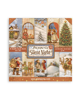 Stamperia Silent Night 12x12 Inch Paper Pack (SBBL192) Stamperia Silent Night 12x12 Inch Paper Pack (SBBL192)