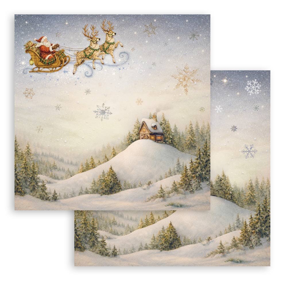 Stamperia Silent Night 12x12 Inch Paper Pack (SBBL192) Stamperia Silent Night 12x12 Inch Paper Pack (SBBL192)