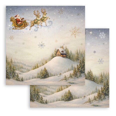 Stamperia Silent Night 8x8 Inch Paper Pack (SBBS148) Stamperia Silent Night 8x8 Inch Paper Pack (SBBS148)