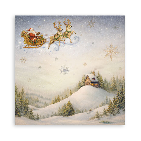 Stamperia Silent Night 12x12 Inch Single Face Paper Pack (SBBXLB40) Stamperia Silent Night 12x12 Inch Single Face Paper Pack (SBBXLB40)