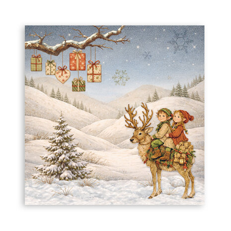 Stamperia Silent Night 8x8 Inch Single Face Paper Pack (SBBSXB28) Stamperia Silent Night 8x8 Inch Single Face Paper Pack (SBBSXB28)