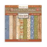 Stamperia Silent Night Backgrounds 8x8 Inch Paper Pack (SBBS149)