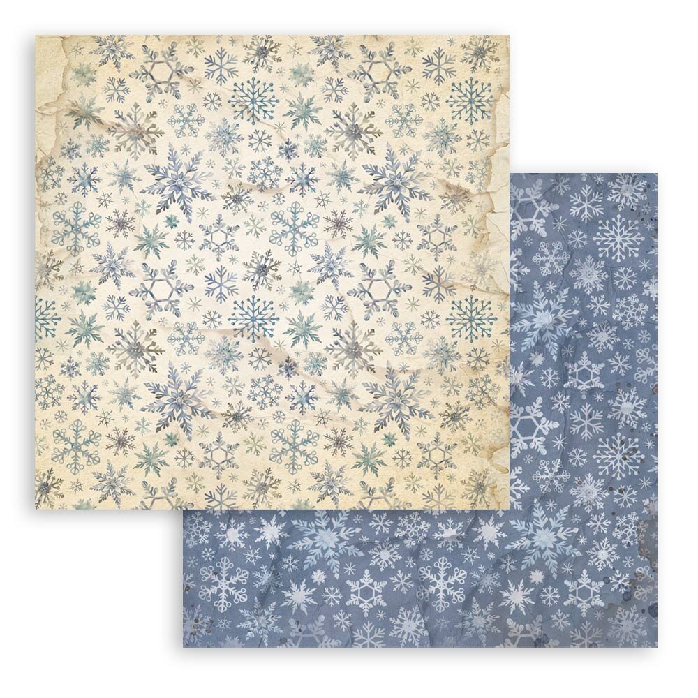 Stamperia Silent Night Backgrounds 8x8 Inch Paper Pack (SBBS149) Stamperia Silent Night Backgrounds 8x8 Inch Paper Pack (SBBS149)