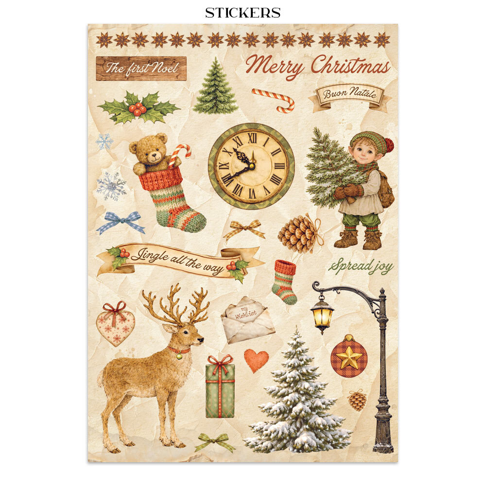 Stamperia Silent Night Junk Journal (SBJK27) Stamperia Silent Night Junk Journal (SBJK27)