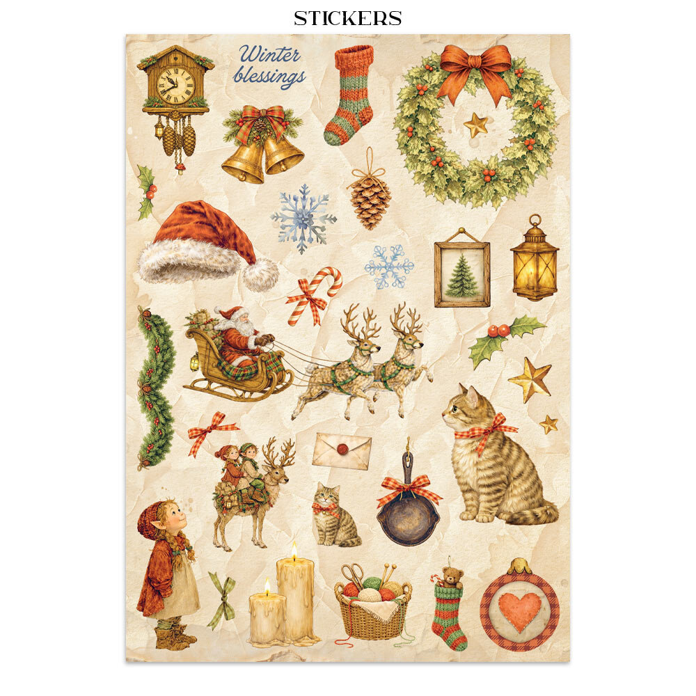 Stamperia Silent Night Junk Journal (SBJK27) Stamperia Silent Night Junk Journal (SBJK27)