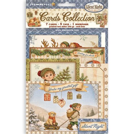 Stamperia Silent Night Cards Collection (SBCARD48) Stamperia Silent Night Cards Collection (SBCARD48)