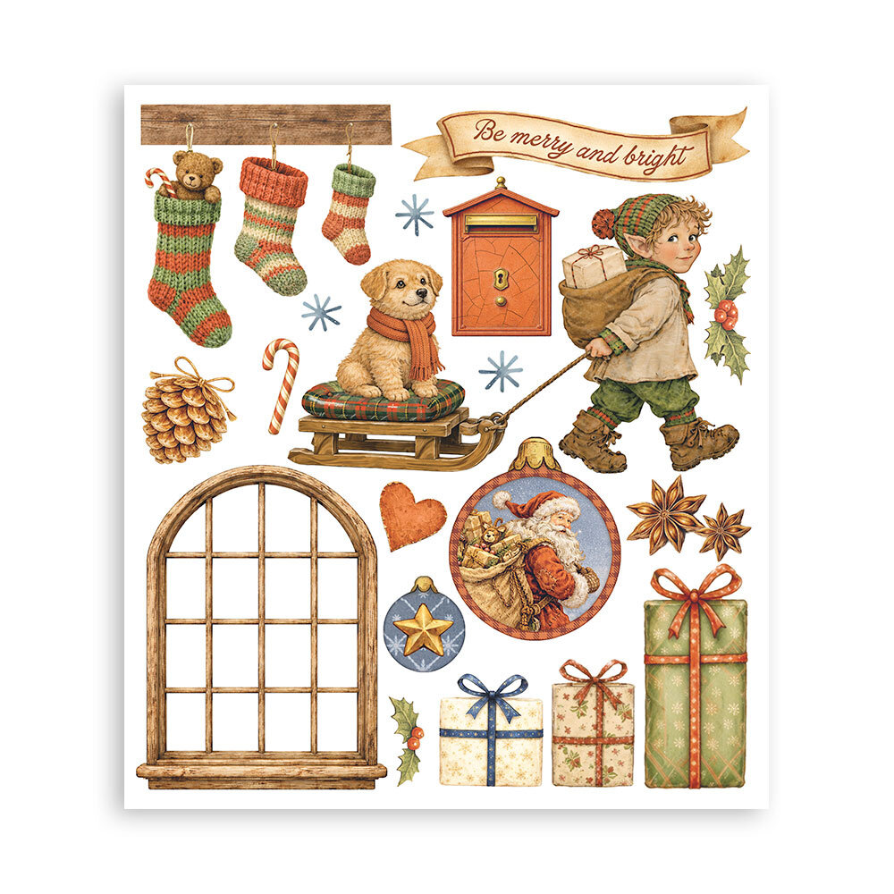 Stamperia Silent Night 8x8 Inch Rub-On Assortment (DFLRBXG12) Stamperia Silent Night 8x8 Inch Rub-On Assortment (DFLRBXG12)