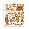 Stamperia Silent Night 8x8 Inch Rub-On Assortment (DFLRBXG12) Stamperia Silent Night 8x8 Inch Rub-On Assortment (DFLRBXG12)