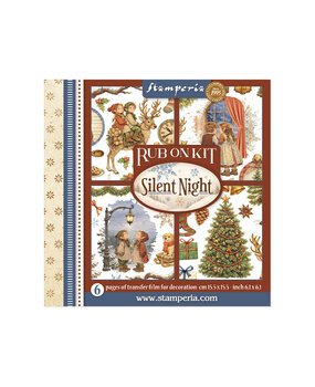 Stamperia Silent Night 6x6 Inch Rub-On Assortment (DFLRBX20) Stamperia Silent Night 6x6 Inch Rub-On Assortment (DFLRBX20)