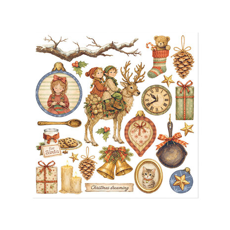 Stamperia Silent Night 6x6 Inch Rub-On Assortment (DFLRBX20) Stamperia Silent Night 6x6 Inch Rub-On Assortment (DFLRBX20)