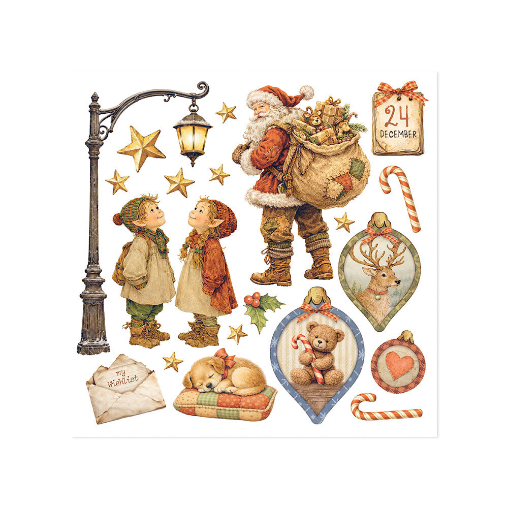 Stamperia Silent Night 6x6 Inch Rub-On Assortment (DFLRBX20) Stamperia Silent Night 6x6 Inch Rub-On Assortment (DFLRBX20)