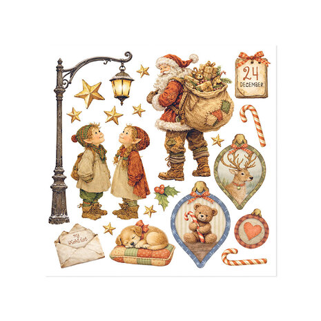Stamperia Silent Night 6x6 Inch Rub-On Assortment (DFLRBX20) Stamperia Silent Night 6x6 Inch Rub-On Assortment (DFLRBX20)