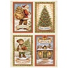 Stamperia Silent Night A4 Rice Paper Selection (DFSA4XSN) Stamperia Silent Night A4 Rice Paper Selection (DFSA4XSN)