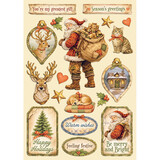 Stamperia Silent Night Wooden Shapes A5 (KLSP205)