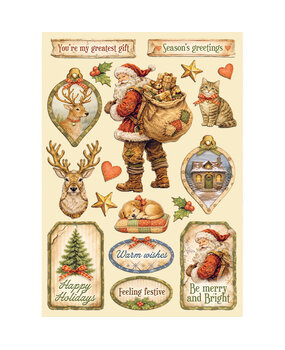 Stamperia Silent Night Wooden Shapes A5 (KLSP205) Stamperia Silent Night Wooden Shapes A5 (KLSP205)