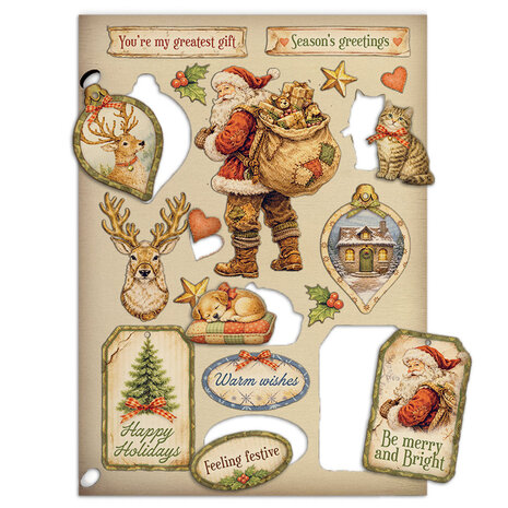 Stamperia Silent Night Wooden Shapes A5 (KLSP205) Stamperia Silent Night Wooden Shapes A5 (KLSP205)