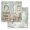Stamperia White Christmas 12x12 Inch Paper Pack (SBBL190)