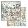 Stamperia White Christmas 8x8 Inch Paper Pack (SBBS146) Stamperia White Christmas 8x8 Inch Paper Pack (SBBS146)