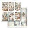 Stamperia White Christmas 8x8 Inch Paper Pack (SBBS146) Stamperia White Christmas 8x8 Inch Paper Pack (SBBS146)